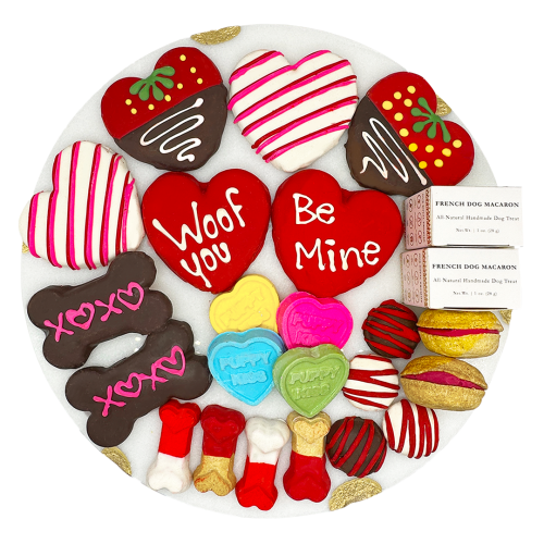 Valentines Love Themed Dog Treats Gift Box Valentines Love Themed Dog Treats Gift Box