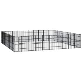 Outdoor Dog Kennel Steel 992 ft²