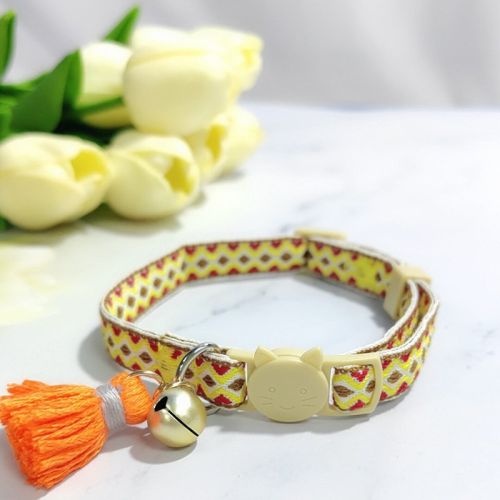 Anti-suffocation Safety Buckle Cat Collar Tassel Bell Adjustable Anchor Chain Rope Anti-suffocation Safety Buckle Cat Collar Tassel Bell Adjustable Anchor Chain Rope