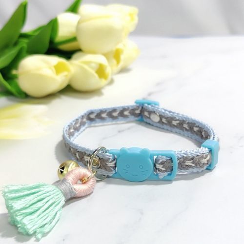 Anti-suffocation Safety Buckle Cat Collar Tassel Bell Adjustable Anchor Chain Rope Anti-suffocation Safety Buckle Cat Collar Tassel Bell Adjustable Anchor Chain Rope