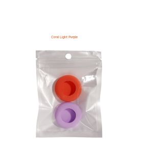 Silicone Tracker Pet Collar Anti-lost Locator Protective Shell (Option: Coral Light Purple-S)