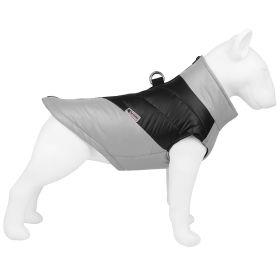 Pet Clothing Waterproof Reflective Dog Clothes Warm (Option: Silver Gray-3XL)